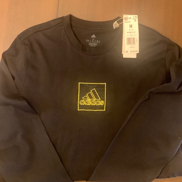 NWT Adidas long sleeve T-shirt - Men’s Medium - Picture 1 of 3